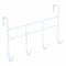 Spectrum Diversified Spectrum 13-3/4 in. L Semi Gloss White Steel Small Over the Door 4-Hook Rack 1 pk 62500 - alternate 3
